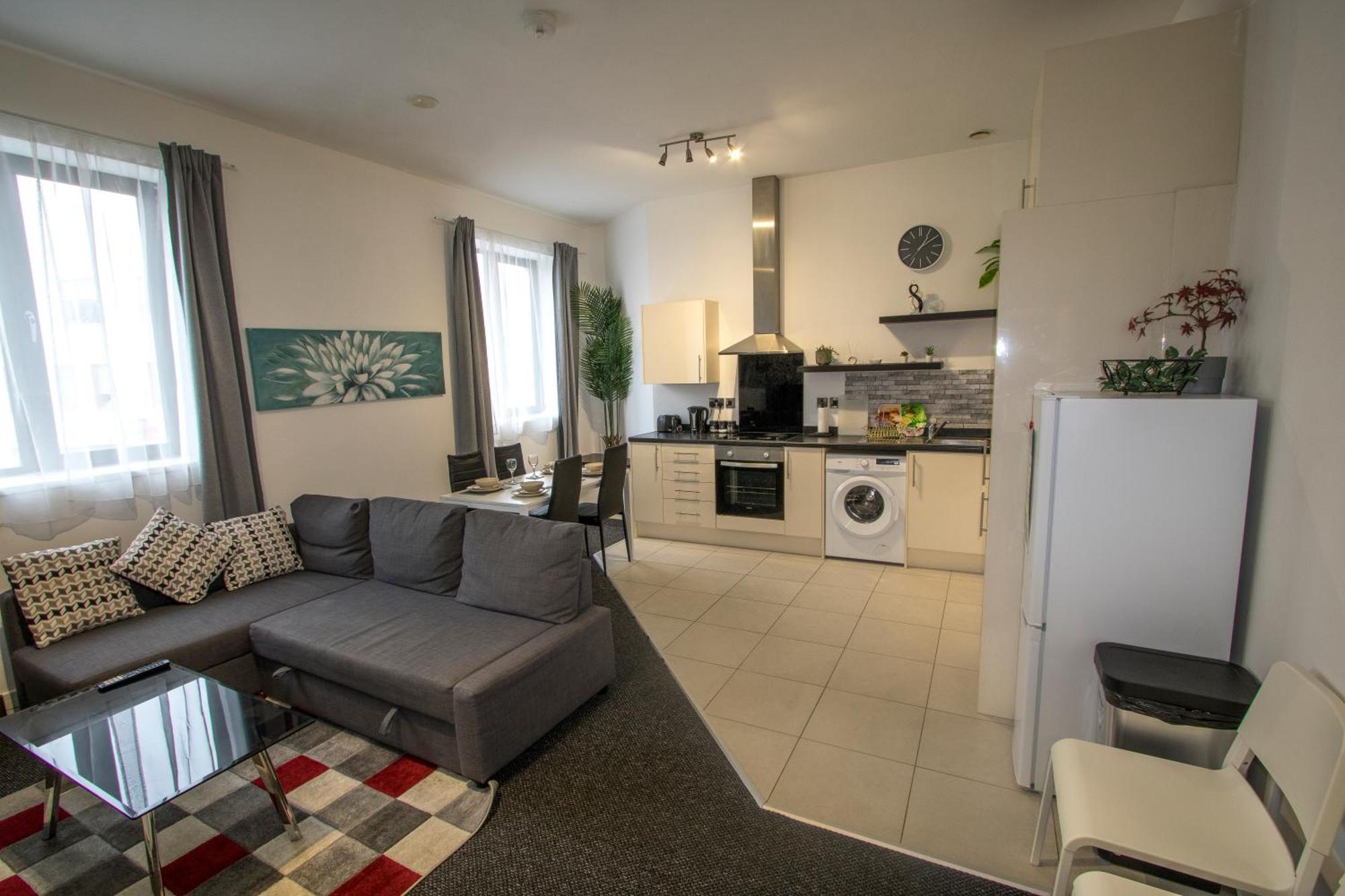 Ideal For Groups - 2 Bedroom Apartment - Free Parking, Transit Links, Close To Stadiums Manchester Luaran gambar